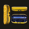Violin Case – Bobelock  Puffy Sport Half-Moon