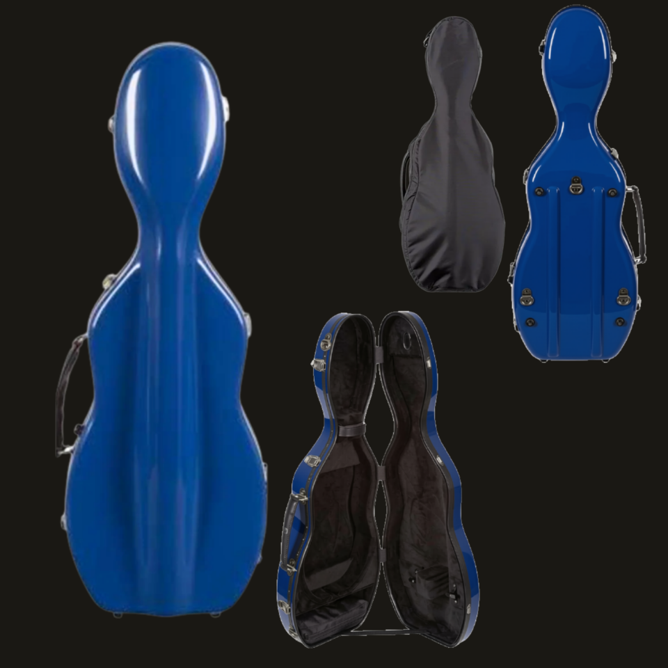 Violin Case - Bobelock Fiberglass "Cello-Shaped"
